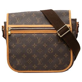Borsa a tracolla Louis Vuitton Monogram Bosphore PM Marrone