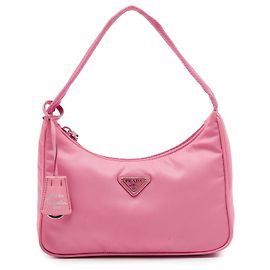 Borsa a tracolla Prada Mini Tessuto Re Edition 2000 Rosa