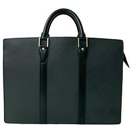 Mala de Negócios Louis Vuitton Taiga Lozan Preta