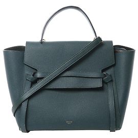 Céline Celine Belt Bag Mini Borsa a mano 2way in pelle Verde