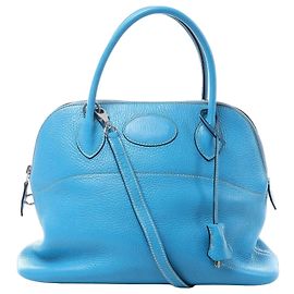 Hermès HERMES Bolide 31 Taurillon Clemence 2Way Handtasche in Blue I: 2005