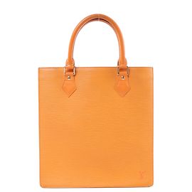 Louis Vuitton Sac Plat PM Epi Leather Handbag in Orange M5274H