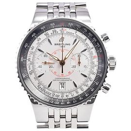 Breitling Navitimer Montbrillant Chronograph Automatic Stainless Steel and Leather 38