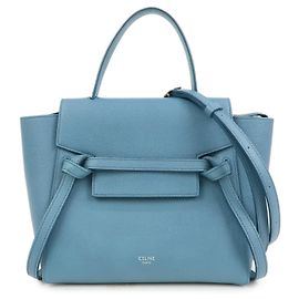 Céline Cinto Celine de couro texturizado Medium