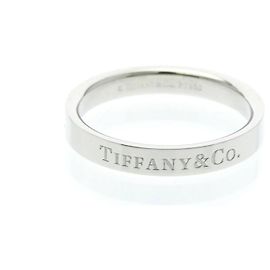 Autre Marque Tiffany Flachbandring aus Platin