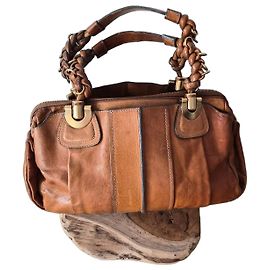 Chloé Pelletteria borsa a mano in pelle marrone