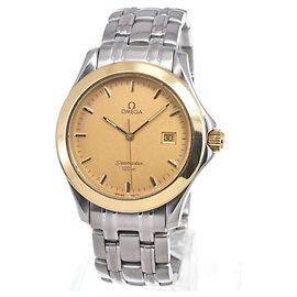 Omega Seamaster 120M Quartz Aço Inoxidável e Ouro Amarelo 18K 28