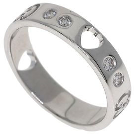 Gucci Amor Heart 10P Diamond Ring aus 18K Weißgold