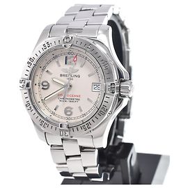 Breitling Colt Oceane Chronometre Quartz Stainless Steel with Diamond Bezel 33