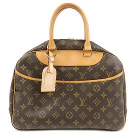 Borsa a mano Louis Vuitton Monogram Deauville Canvas Brown M47270