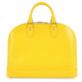 Borsa a mano Louis Vuitton Epi Alma PM in pelle Mimosa M40951
