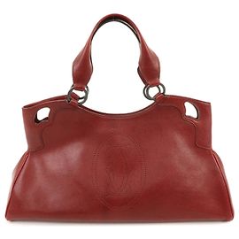 Borsa Tote Cartier Marcello de Cartier in pelle Bordeaux
