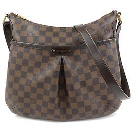 Borsa a tracolla Louis Vuitton Damier Ebene Bloomsbury PM Marrone N42251