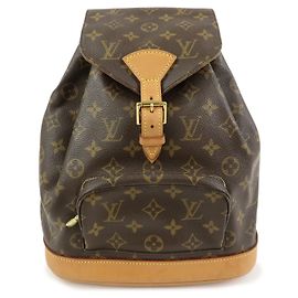 Louis Vuitton Monogram Montsouris MM Backpack Rucksack Brown M51136