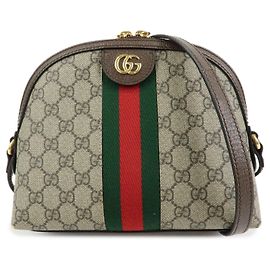 Bolso de hombro GUCCI Ophidia Sherry Double G GG Supreme de piel 499621