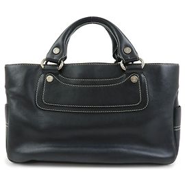 Céline CELINE Boogie Bag Handtasche aus Leder Schwarz