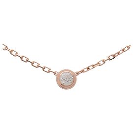 Collar Cartier D'amour 1P Diamante SM K18 750PG Oro Rosa B7215700