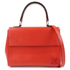 Louis Vuitton Epi Cluny BB Borsa a Mano Borsa a Spalla Coquelicot M41337