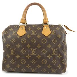 Louis Vuitton Monogram Speedy 25 Boston Bag Hand Bag Brown M41528
