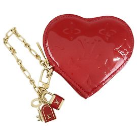 Louis Vuitton Monogram Vernis Porte Monnaie Coeur Coin Case M93562