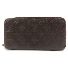 Louis Vuitton Monogram Empreinte Round Zippy Wallet Terre M60548