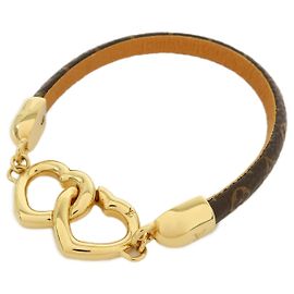 Louis Vuitton Monogram Say Yes Canvas Leather Bracelet M6758