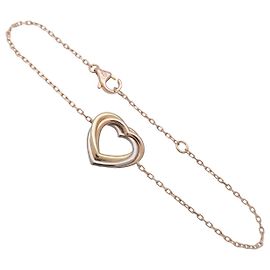Bracciale Cartier Trinity Heart K18 750 Oro Giallo/Bianco/Rosa