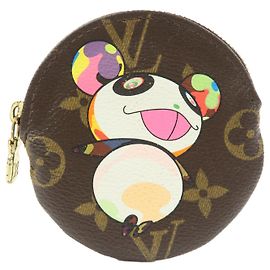 Louis Vuitton Porte-Monnaie Rond Monogram Panda Coin Case M61928