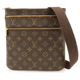 Louis Vuitton Monogram Pochette Valmy Shoulder Bag Brown M40524
