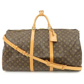 Louis Vuitton Monogram Keep All Bandouliere 60 Boston Bag M41412