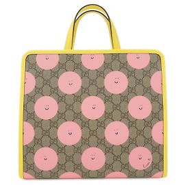 Borsa Tote GUCCI per bambini Euan Roberts GG Supreme in pelle 605614