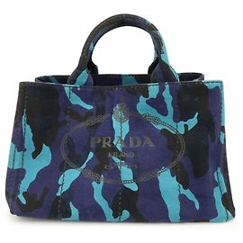 Borsa a mano 2Way PRADA Triangle Logo Canapa Canvas Camouflage B2642B