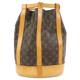 Louis Vuitton Monogram Randonnee PM Shoulder Bag Brown M42243