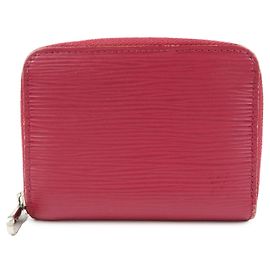 Louis Vuitton Epi Zippy Coin Purse Monedero Fuchsia M60383
