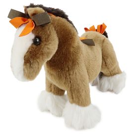Hermès HERMES Hermy PPM Stuffed Animal Plush Toy Horse Small Brown Orange