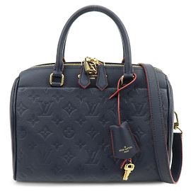 Louis Vuitton Monogram Empreinte Speedy Bandouliere 25 Borsa 2Way M43501