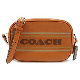 Borsa a tracolla in pelle con logo COACH Borsa crossbody Camel Brown