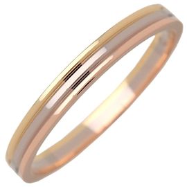 Anillo Cartier Vendome Tres Colores K18 750YG/PG/WG #58 US8.5