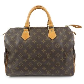 Louis Vuitton Monogram Speedy 30 Boston Bag Hand Bag Brown M41526