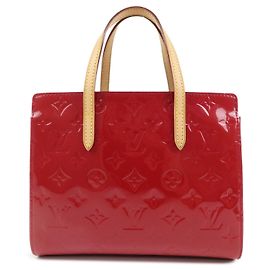 Louis Vuitton Monogram Vernis Catalina BB Hand Bag Rose Indien M90016