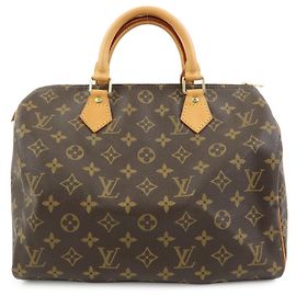 Louis Vuitton Monogram Speedy 30 Boston Bag Hand Bag Brown M41526