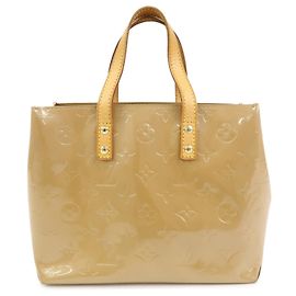Louis Vuitton Monogram Vernis Reade PM Leder Handtasche Noisette M91334