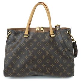 Borsa a mano e a tracolla Louis Vuitton Monogram Pallas Avana M40907