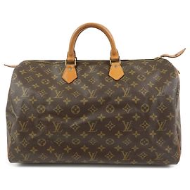 Louis Vuitton Monogram Speedy 40 Handtasche Boston Bag Braun M41522