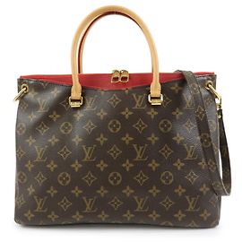 Louis Vuitton Monogram Pallas Canvas Leather 2Way Bag Cerise M41175
