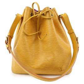 Borsa a tracolla Louis Vuitton Epi Petit Noe Tassili Yellow M44109