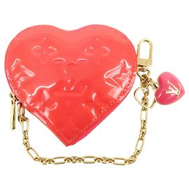 Louis Vuitton Monogram Vernis Porte Monnaie Coeur Coin Case M93657