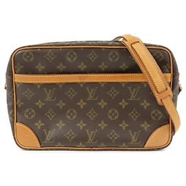 Borsa a spalla Louis Vuitton Monogram Trocadero 30 Brown M51272
