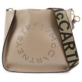 Stella Mc Cartney STELLA MCCARTNEY Bolsa de Ombro em Pele Artificial Bolsa Tiracolo Bege