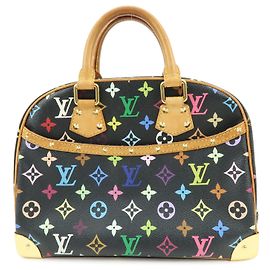 Louis Vuitton Monogram Trouville Multicolor Hand Bag Noir M92662